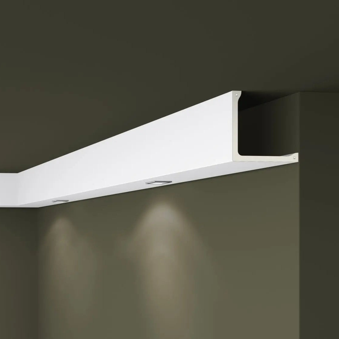 L1 ARSTYL 2M NMC Ceiling Coving LIGHTING SOLUTION - Coving with integrated spotlight feature  | DecorMania UK